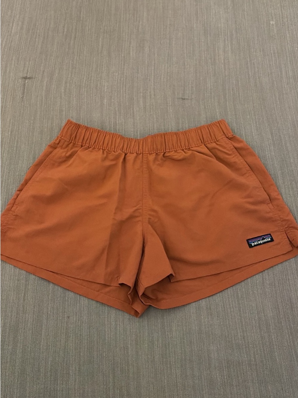 Patagonia Women's Orange Baggies Shorts - Picture 1 of 3